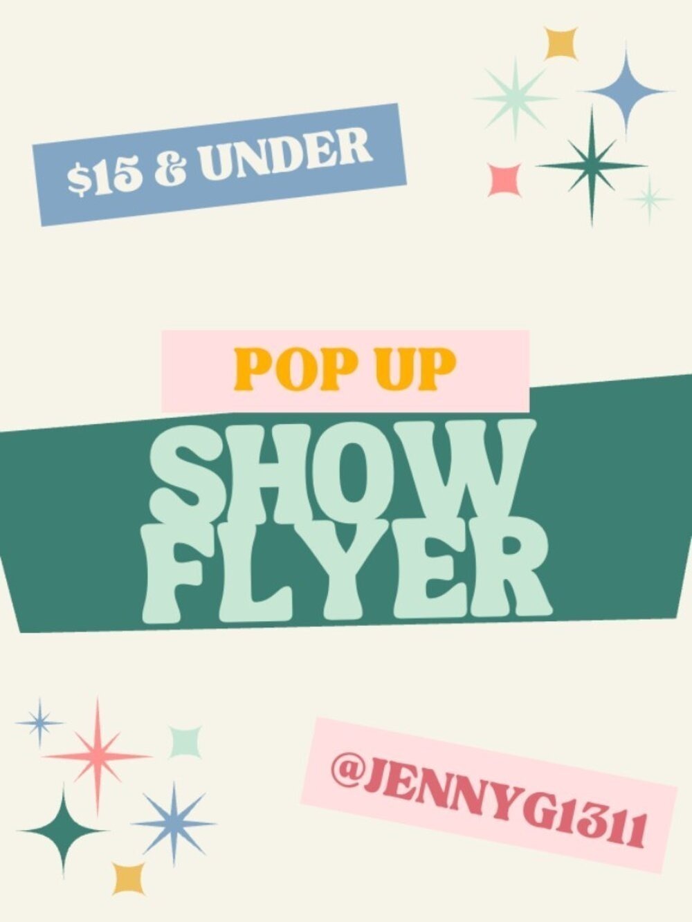⭐️SHARE SHOW FLYER⭐️